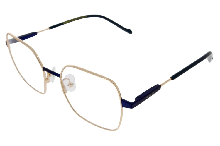 VCL007 C4 oprawki z nakładkami unisex - wielokątne, widok z boku