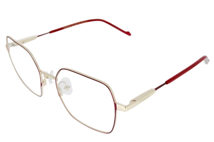 VCL007 C1 oprawki z nakładkami unisex - wielokątne, widok z boku