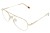 VCL006 C2 oprawki z nakładkami unisex - Aviator, widok z boku