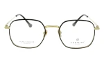 Damskie okulary korekcyjne VERMARI VOT0055 C3 — wielokątne, czarny mat