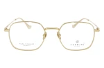 Damskie okulary korekcyjne VERMARI VOT0055 C1 — wielokątne, złoty mat