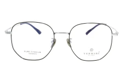 Unisex okulary korekcyjne VERMARI VOT0056 C3 — wielokątne, srebrny