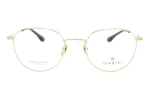 Damskie okulary korekcyjne VERMARI VOT0046 C1 — okrągłe, złoty mat