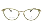 Damskie okulary korekcyjne VERMARI VOT0045 C3 — kocie oko, oliwkowy