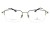Okulary korekcyjne unisex Vermari Milano VOT0057 C3 czarno-złote tytanowe widok z przodu