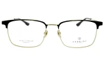 Męskie okulary korekcyjne VERMARI VOT0057 C1 — clubmaster, czarny mat