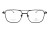 Okulary korekcyjne unisex Vermari Milano VOT0051 C3 czarny mat tytan widok z przodu