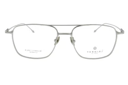 Unisex okulary korekcyjne VERMARI VOT0051 C2 — aviator, srebrny mat