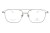 Okulary korekcyjne unisex Vermari Milano VOT0051 C2 srebrny mat tytan widok z przodu