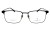 Okulary korekcyjne unisex Vermari Milano VOT0048 C3 czarny mat tytan widok z przodu
