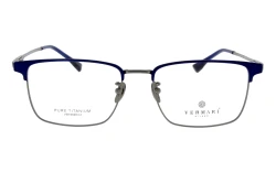 Unisex okulary korekcyjne VERMARI VOT0048 C2 — browline, granatowy