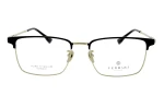 Męskie okulary korekcyjne VERMARI VOT0048 C1 — clubmaster, czarny mat