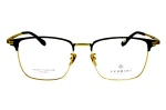 Męskie okulary korekcyjne VERMARI VOT0066 C1 — clubmaster, czarny mat