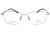Okulary korekcyjne unisex Vermari Milano VOT0064 C2 srebrny mat tytan widok z przodu