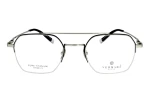 Męskie okulary korekcyjne VERMARI VOT0061 C3 — aviator, srebrny mat