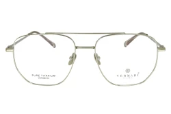 Unisex okulary korekcyjne VERMARI VOT0060 C3 — aviator, srebrny mat