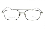 Męskie okulary korekcyjne VERMARI VOT0058 C3 — aviator, srebrny mat