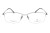 Okulary korekcyjne unisex Vermari Milano VOT0059 C1 srebrny mat tytan widok z przodu