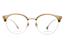 Damskie okulary korekcyjne VERMARI VOT0041 C2 — browline, brązowy transparentny