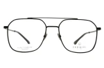 Męskie okulary korekcyjne VERMARI VOT0039 C2 — aviator, czarny mat