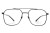 Okulary korekcyjne unisex Vermari Milano VOT0039 C2 czarny mat tytan widok z przodu