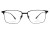 Okulary korekcyjne unisex Vermari Milano VOT0037 C2 czarny mat tytan widok z przodu