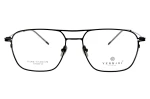 Męskie okulary korekcyjne VERMARI VOT0087 C6 — aviator, czarny mat