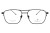 Okulary korekcyjne unisex Vermari Milano VOT0087 C6 czarny mat tytan widok z przodu