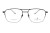 Okulary korekcyjne unisex Vermari Milano VOT0087 C5 czarno-srebrne tytanowe widok z przodu