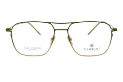 Unisex okulary korekcyjne VERMARI VOT0087 C4 — aviator, zielony mat