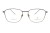 Okulary korekcyjne unisex Vermari Milano VOT0086 C1 grafitowy mat z złotym dołem tytan widok z przodu