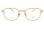 Okulary korekcyjne unisex Vermari Milano VOT0085 C3 matowy musztardowy tytan widok z przodu