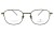 Okulary korekcyjne unisex Vermari Milano VOT0085 C2 oliwkowe matowe tytanowe widok z przodu