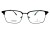Okulary korekcyjne unisex Vermari Milano VOT0081 C3 czarny mat tytan widok z przodu