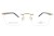 Okulary korekcyjne unisex Vermari Milano VE901 C1 złoty połysk metal widok z przodu