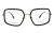 Okulary korekcyjne damskie Vermari Milano VE857 C1 czarne z beżowym akcentem acetat+metal widok z przodu