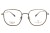 Okulary korekcyjne unisex Vermari Milano VOT0080 C1 brązowy mat tytan widok z przodu