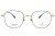 Okulary korekcyjne unisex Vermari Milano VOT0079 C1 złoty tytan widok z przodu