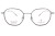 Okulary korekcyjne unisex Vermari Milano VOT0078 C3 srebrno-brązowe tytan widok z przodu