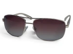 Okulary przeciwsłoneczne męskie PRIUS PRM-5 C6 Gold aviator z polaryzacją UV400