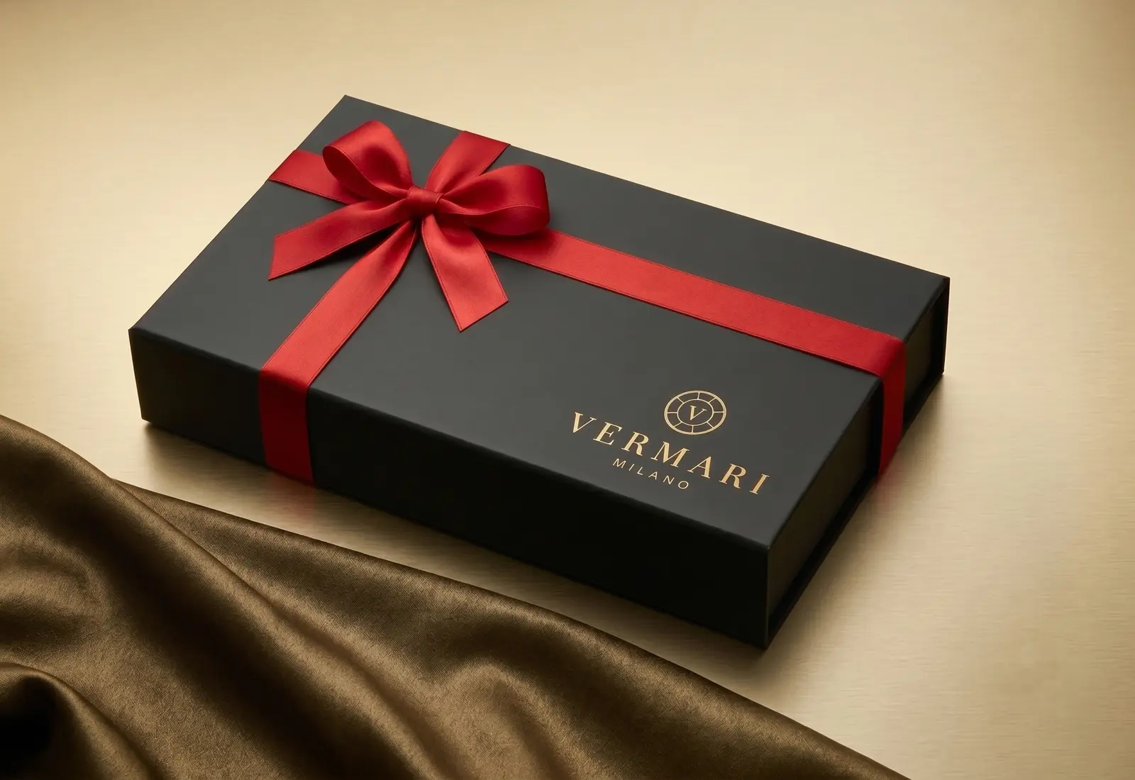 Okulary Vermari Milano i rękawiczki skórzane w eleganckiej aranżacji prezentowej